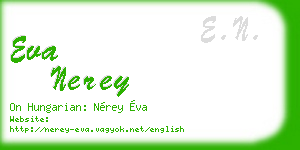 eva nerey business card