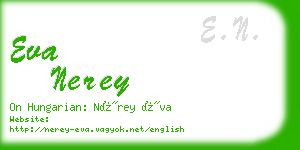 eva nerey business card